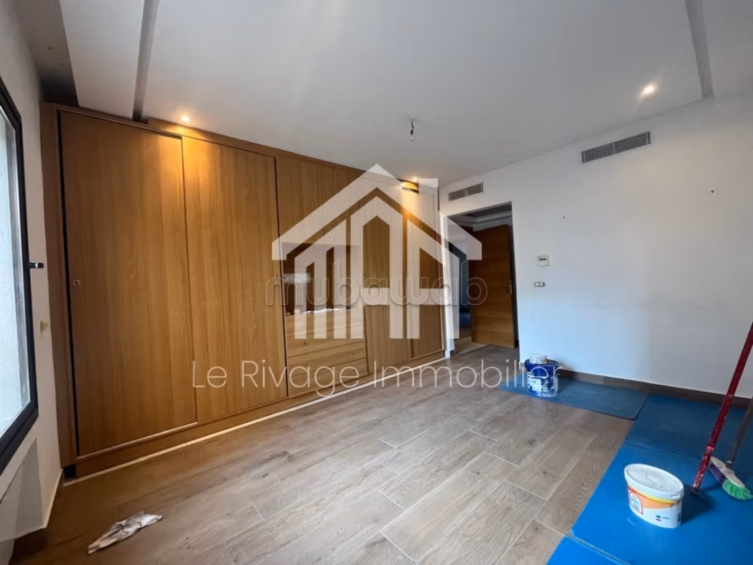 A large apartment with a large terrace