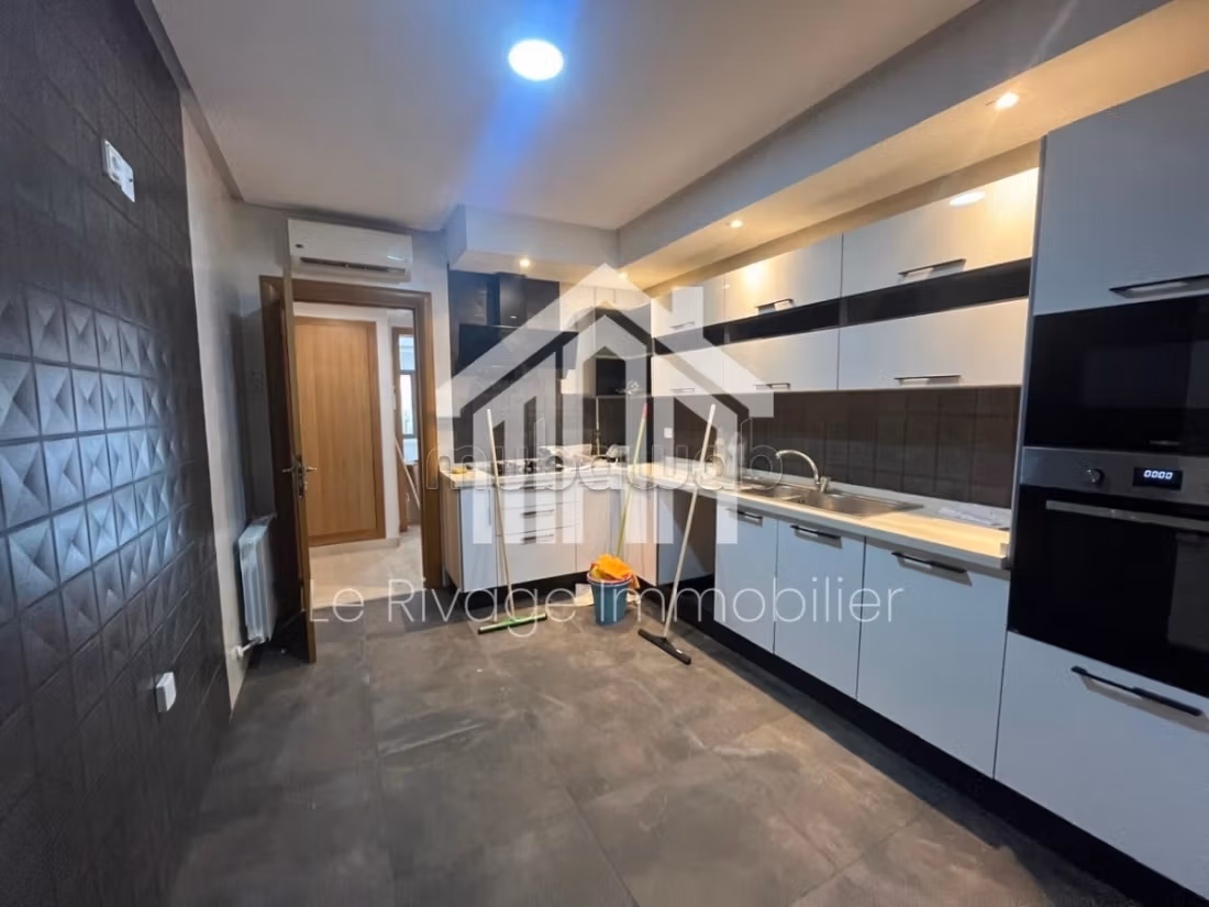 A large apartment with a large terrace
