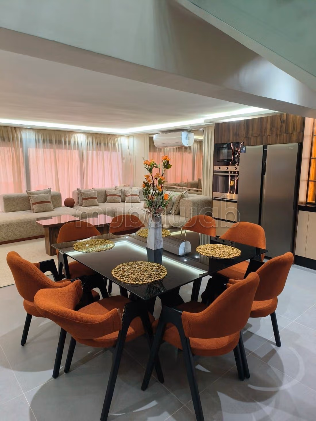 Bel appartement T4 en location à victor Hugo. Surface de 130 m². Moderne et bien placé