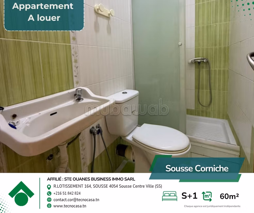 In affitto – appartamento S1 sulla corniche