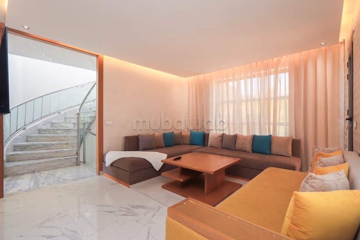 Location villa de luxe à Martil. 3 pièces. Bien meublé