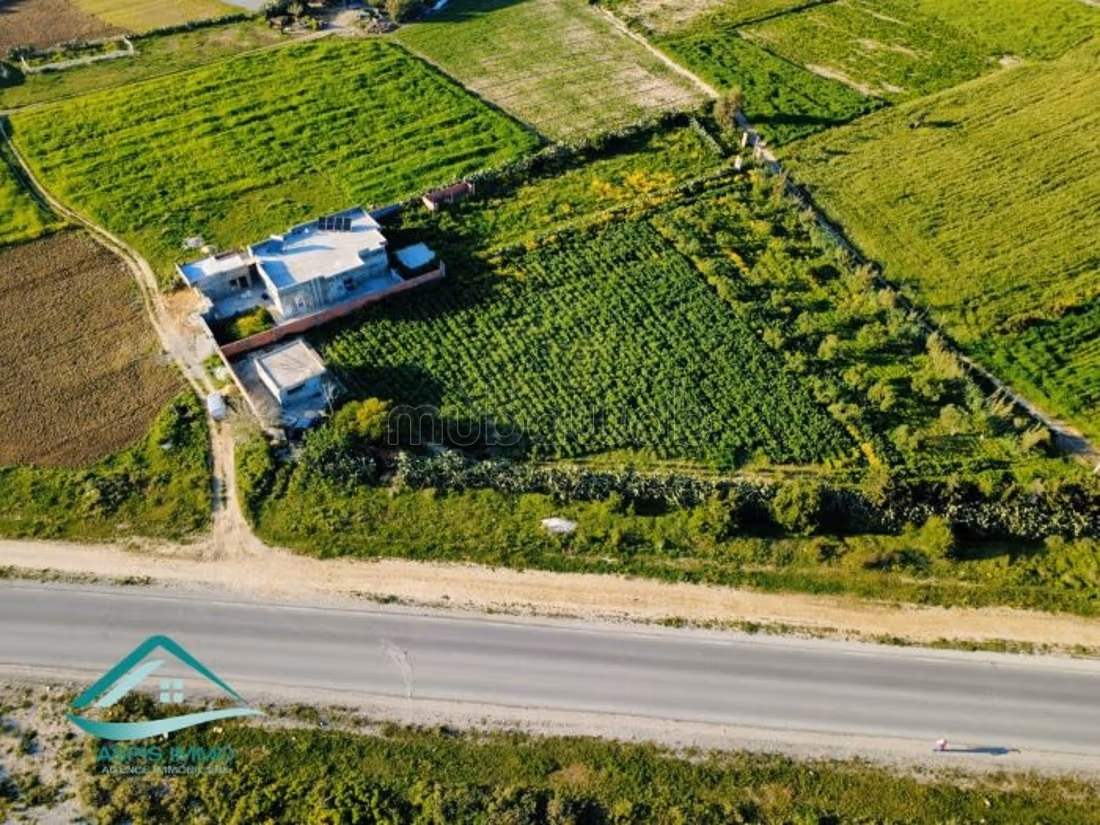 Terrain 3500 m² route ceinture Kelibia