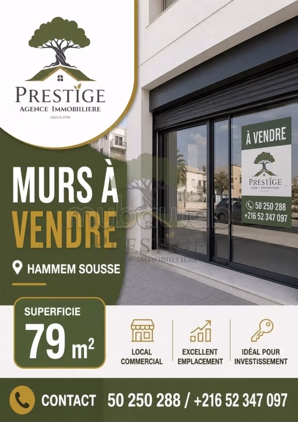 Commercial premises for sale in Hammam Sousse