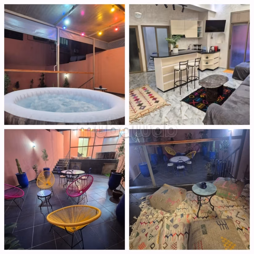 Gueliz Appart meublé jacuzzi sous location
