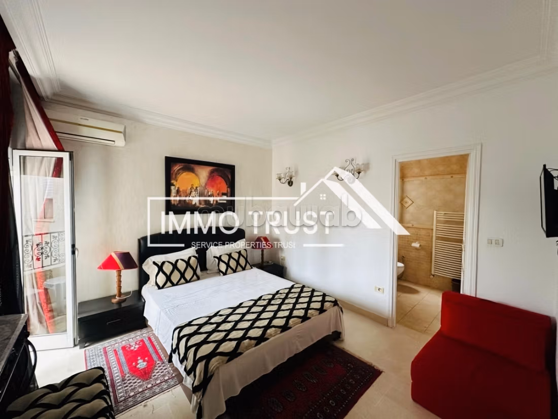 Villa S7 arredata con piscina a Soukra