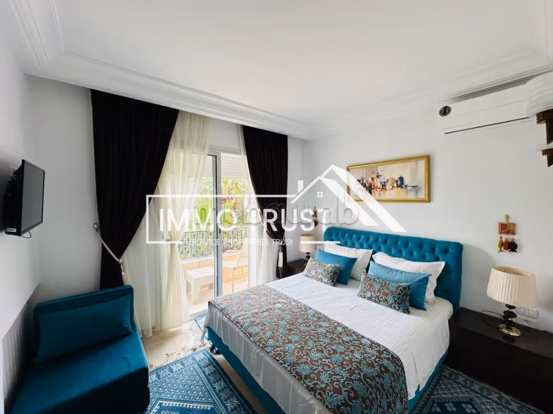 Villa S7 arredata con piscina a Soukra