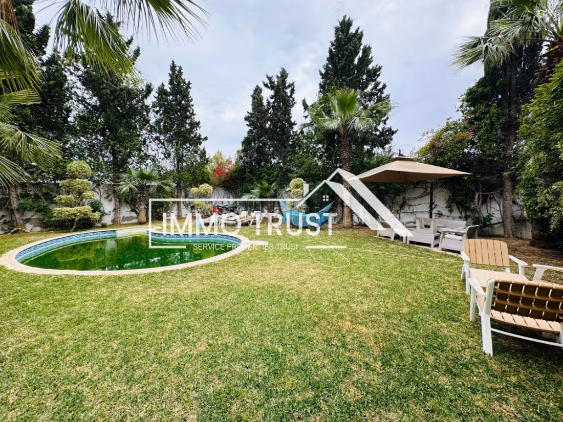 Villa S7 arredata con piscina a Soukra