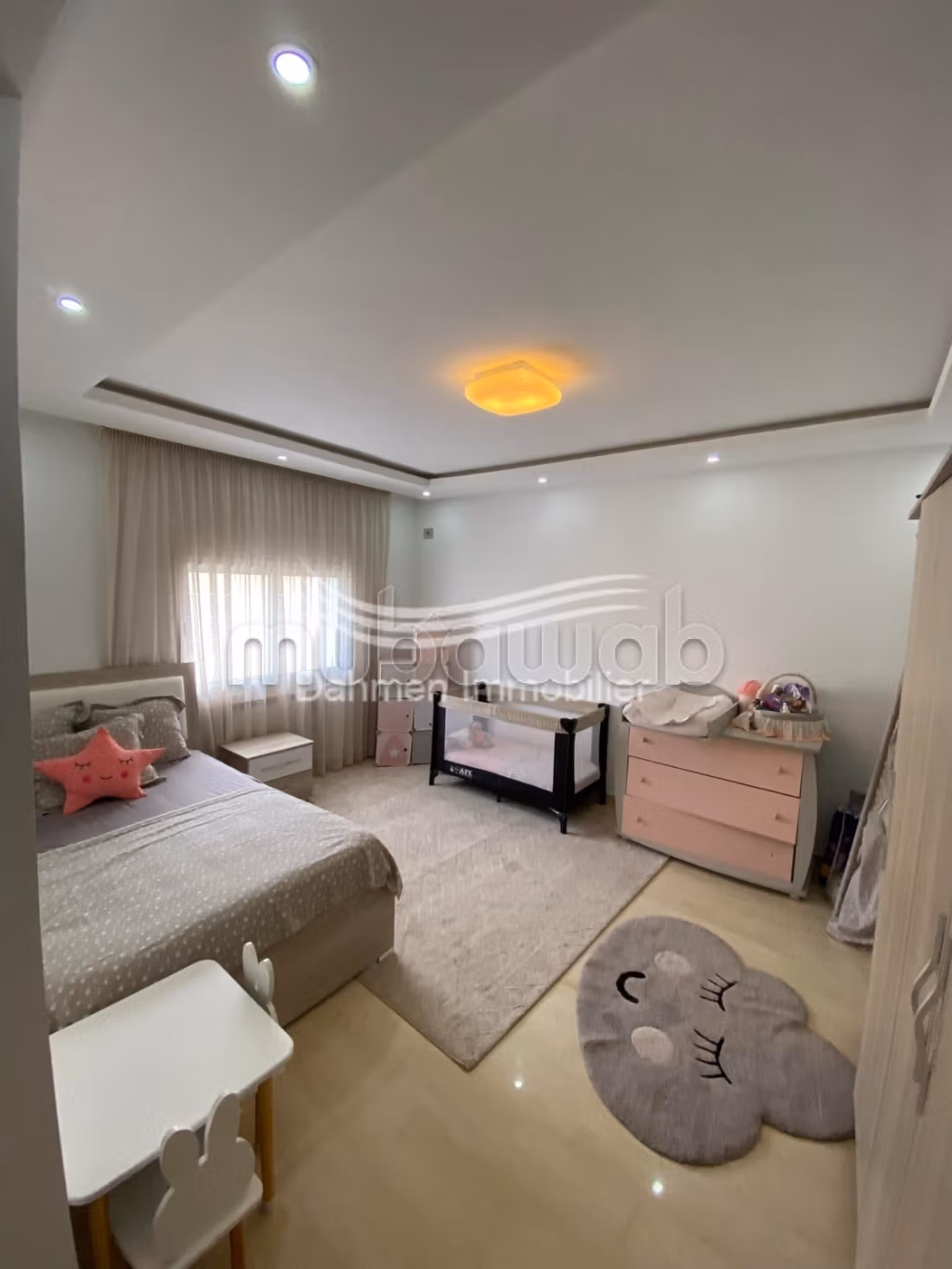 Un joli étage de villa s3 sans meubles à louer