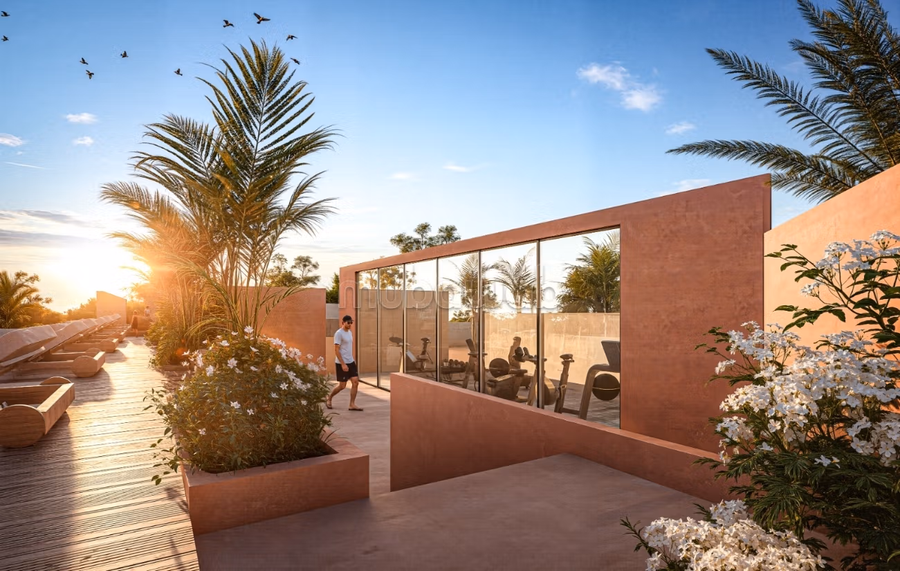 Appartamenti nuovi con terrazza a Marrakech