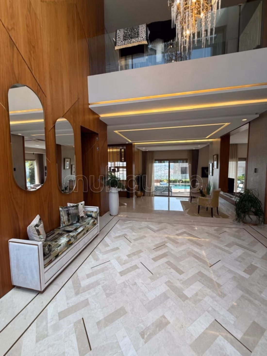 Belle villa à vendre à Tanger au Mont Grand avec 4 magnifiques chambres. Meublé