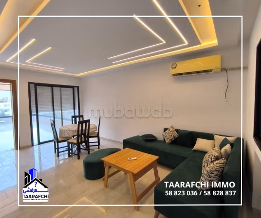 For Sale: S1 apartment with 03 terraces in Hammamet South