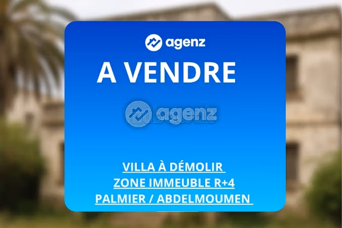 Terrain à vendre 270 m² Palmier Casablanca
