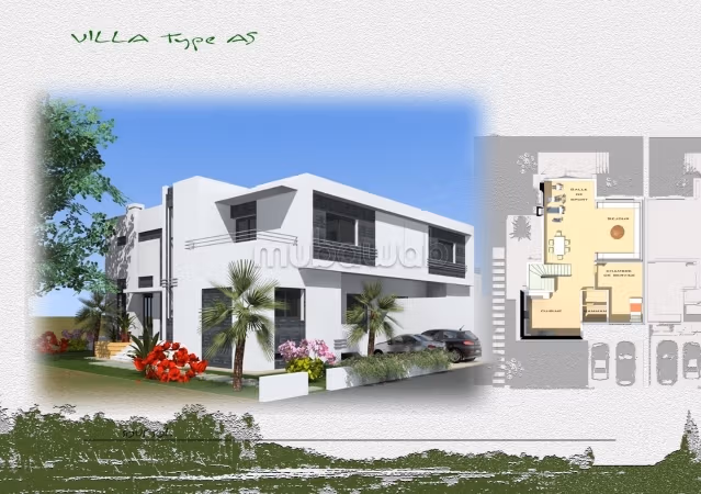 Vente terrain à Harhoura. Superficie 318 m²