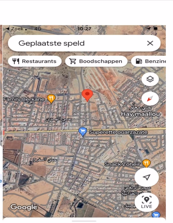 Gekwalificeerd terrein voor villa-bouw van 212m2 in Sidi Slimane