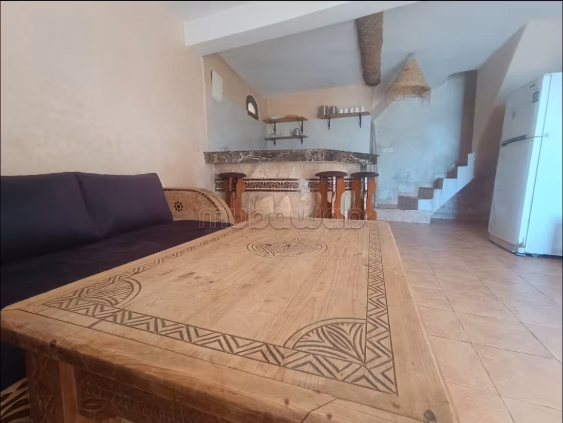 Superbe appartement à louer à Taghazout. 1 Pièce. Salon traditionnel marocain