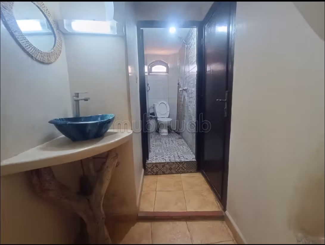 Superbe appartement à louer à Taghazout. 1 Pièce. Salon traditionnel marocain