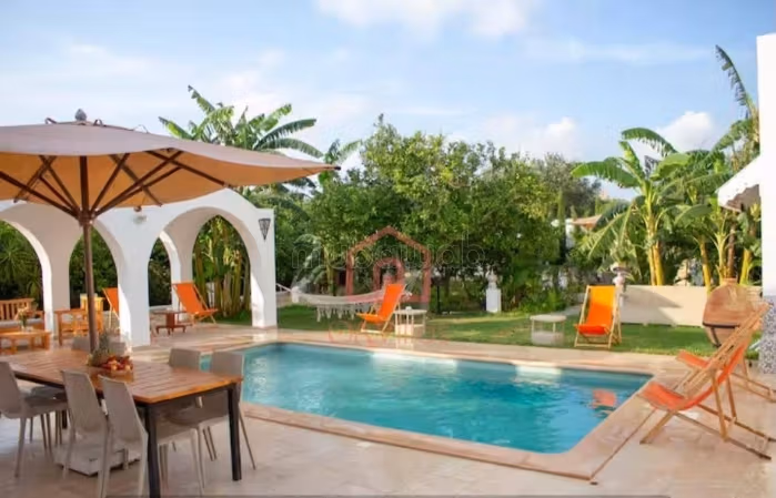 Villa S3 style arabesque à Hammamet à louer