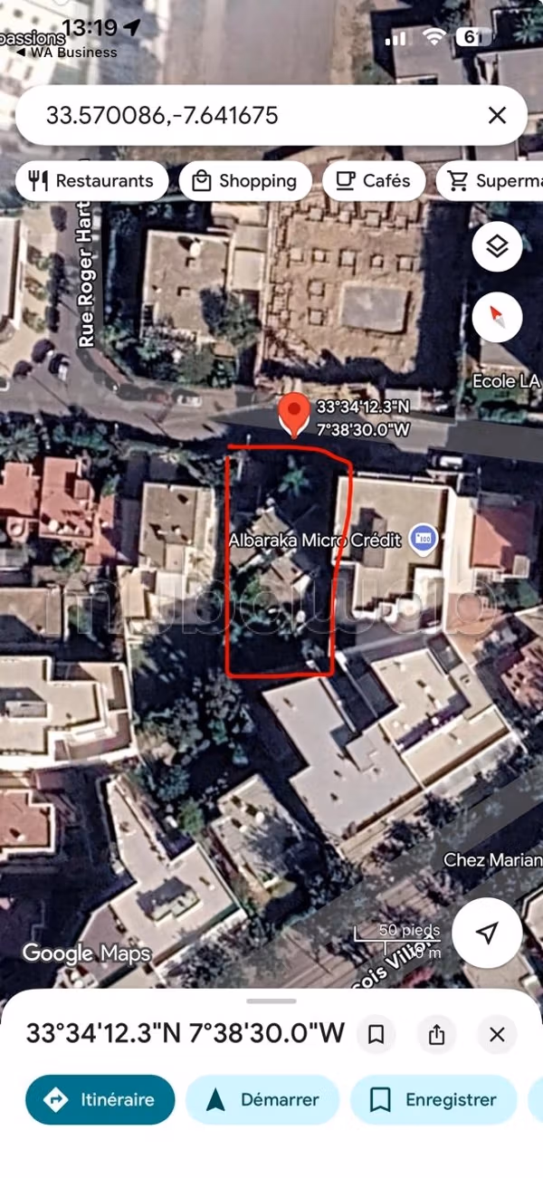 A vendre villa 749m² zone immeuble R3 Riviera