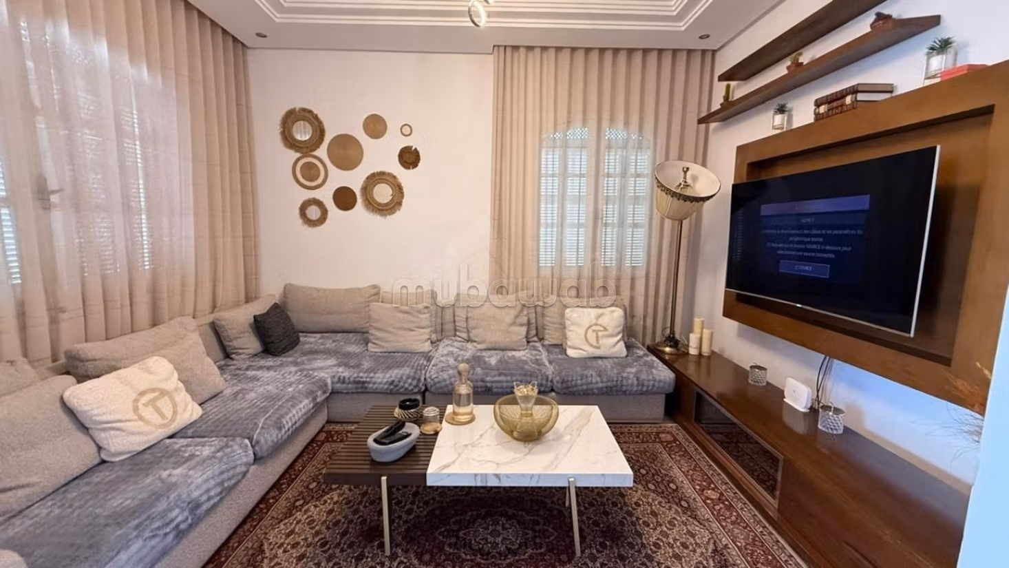 Villa S5 de 280 m² sur terrain de 439m2 à cité ghazela