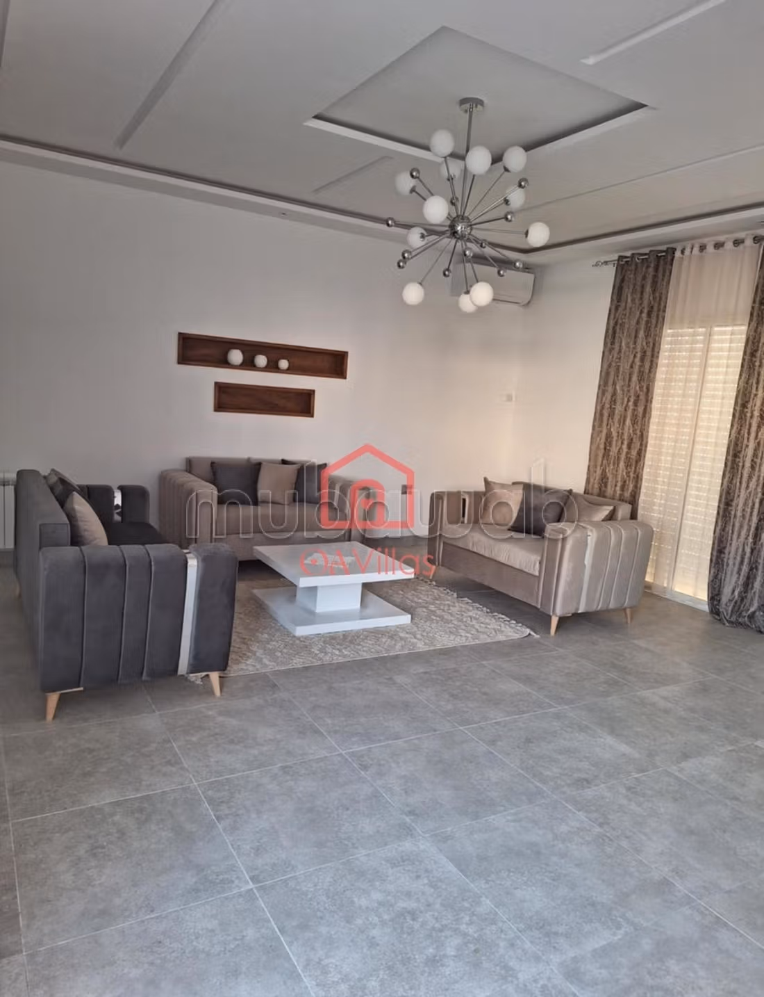 Villa en S3 située à Hammamet a louer par nuitée