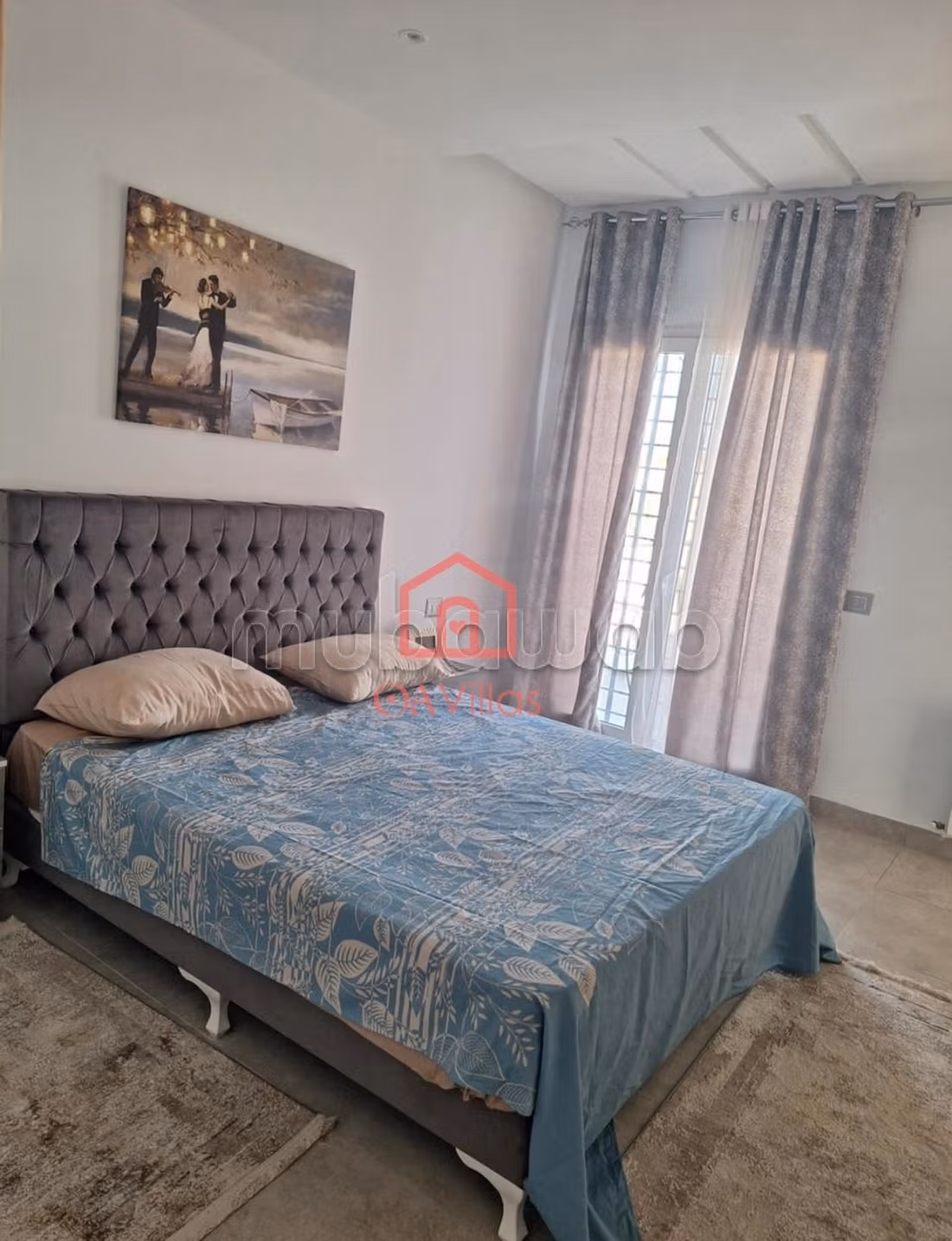Villa en S3 située à Hammamet a louer par nuitée