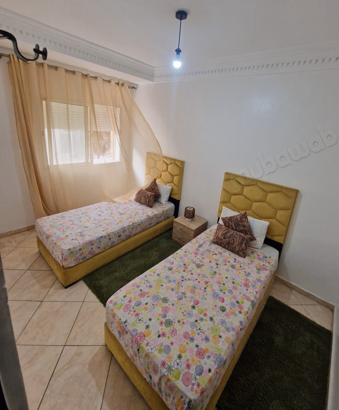 Location saisonnière à Le boulevard Mohammed V. 2 pièces. Concierge et climatisation