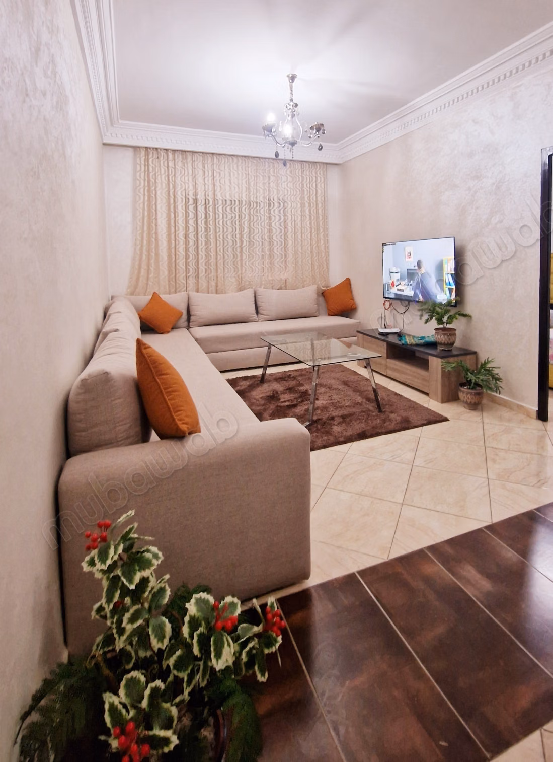Location saisonnière à Le boulevard Mohammed V. 2 pièces. Concierge et climatisation