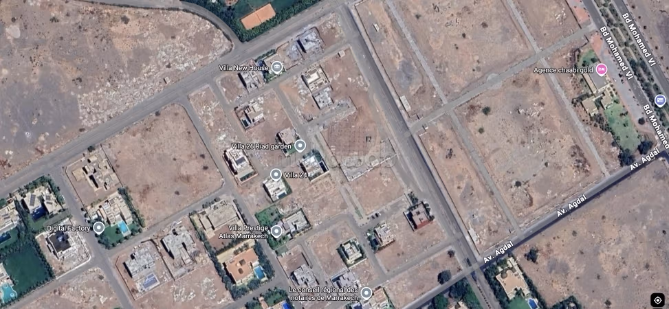 In vendita terreno di 500m² ad Agdal Chaabi Gold