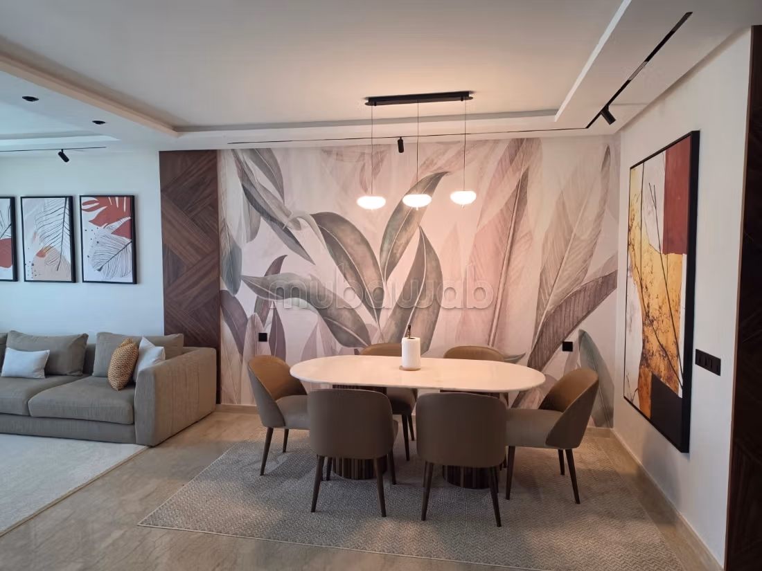 Vend appartement à menzah.
Surface totale 163 m².
Bien meublé — 5