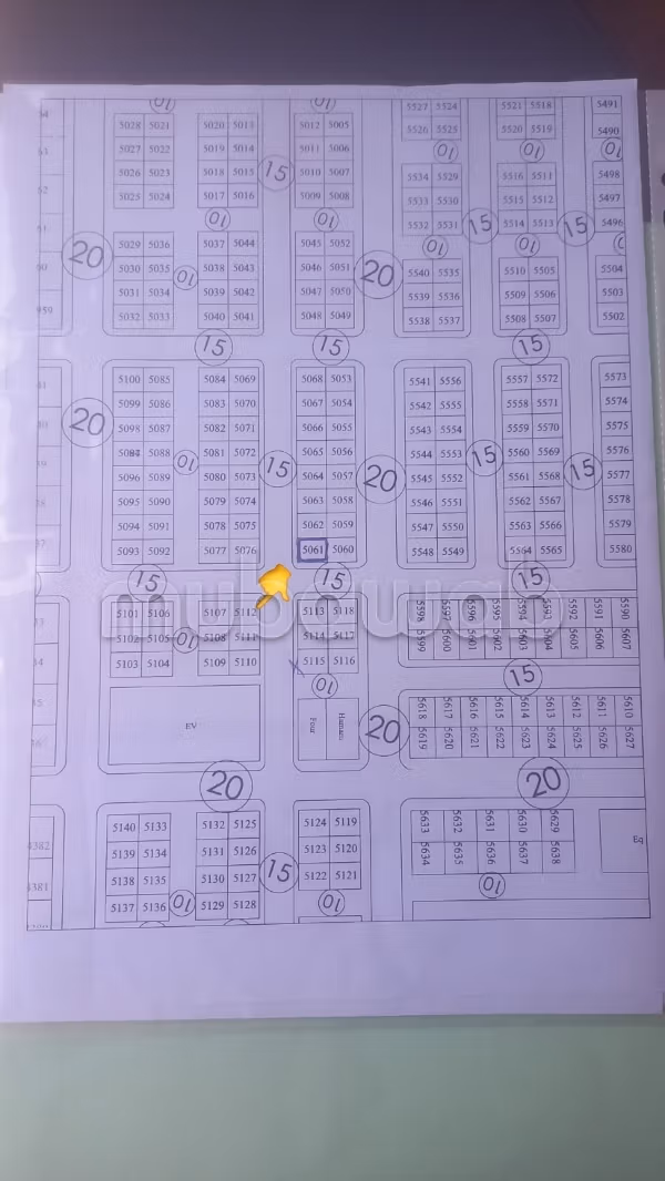 Vente terrain à Essalam. Surface de 120 m²