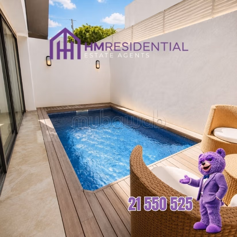 Triplex loft S4 with pool in Gammarth Hills