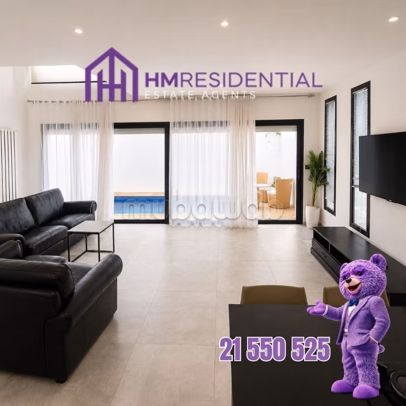 Triplex loft S4 with pool in Gammarth Hills