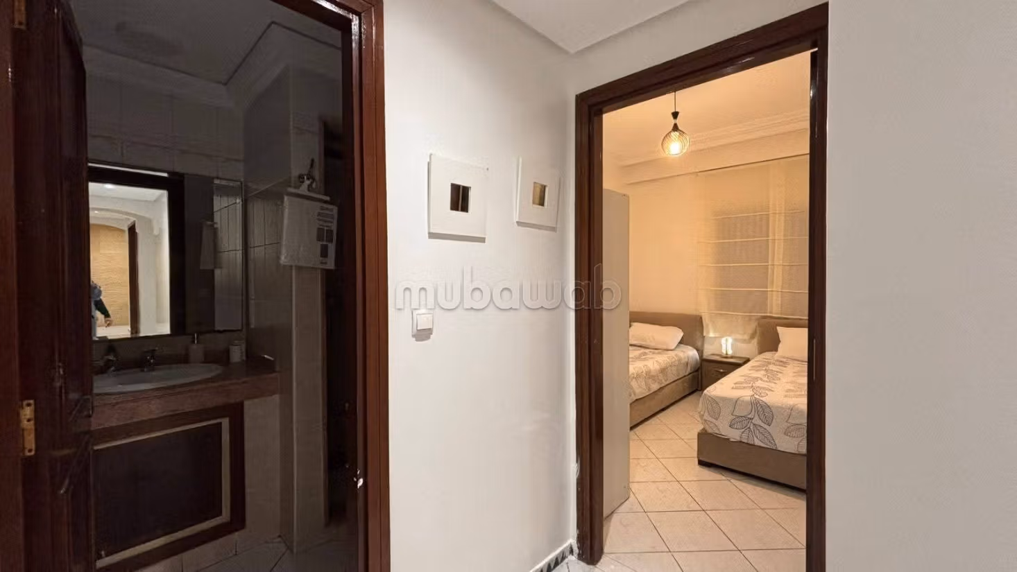 Superbe appartement à louer à Maârif Extension. 3 pièces. Meublé