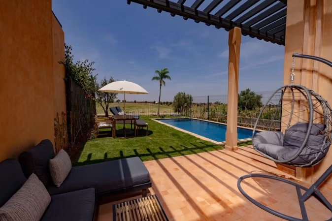 Villa avec piscine et vue sur le golf, Marrakech