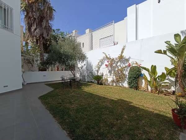 RDC de villa S1 avec jardin, Gammarth supérieur
