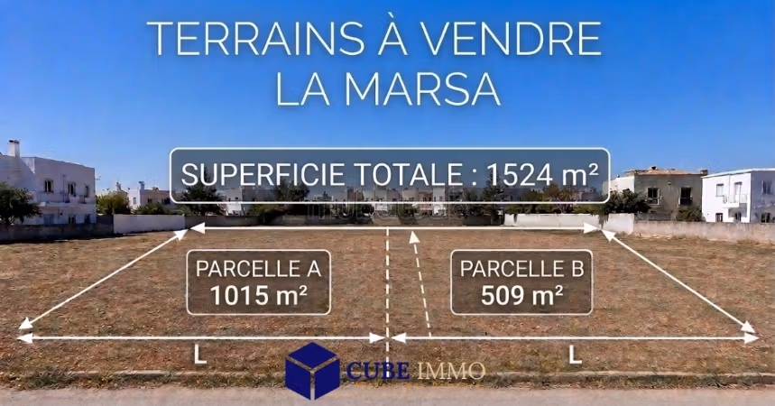 Terrain constructible à La Marsa