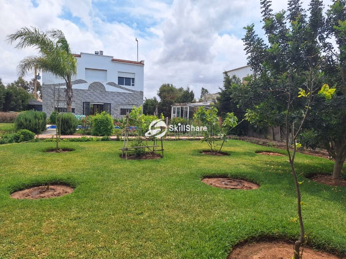 Villa avec piscine sur terrain 1000 m²