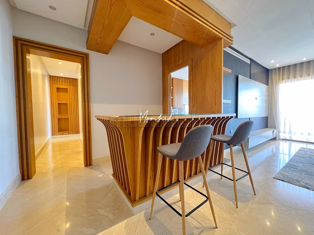 Cfc, casa finance city location d'un appartement meublé en étage élevé avec grande terrasse — 6