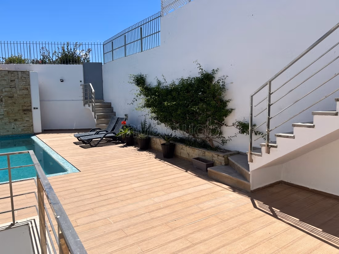 Stunning furnished villa for rent in Dar Bouazza. 3 beautiful bedrooms