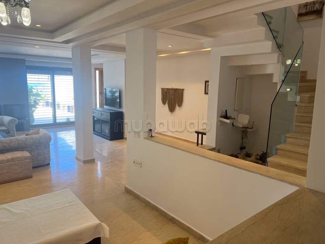Stunning furnished villa for rent in Dar Bouazza. 3 beautiful bedrooms