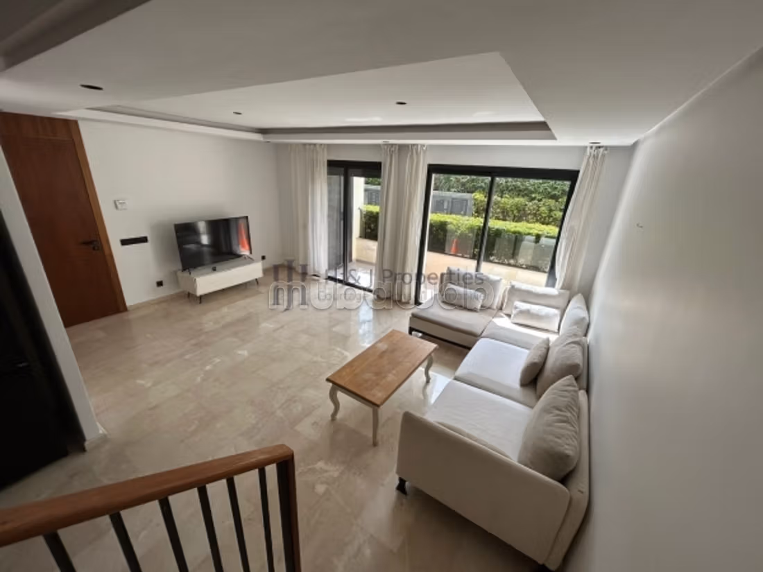 Duplex t3 meuble de 100m² en rez de jardin — 6