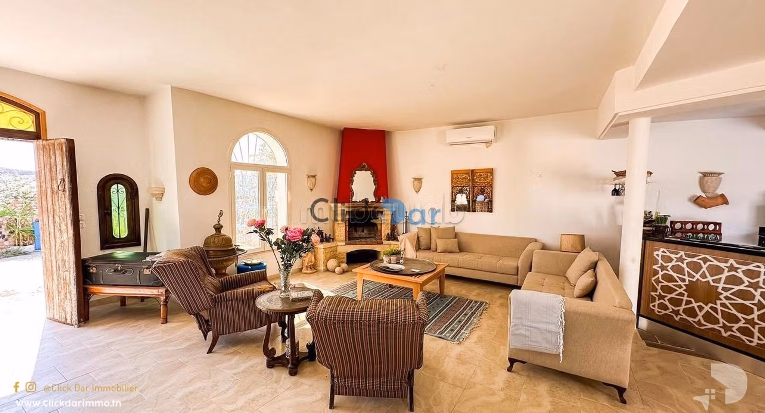A villa pool in S3 located in Hammamet
