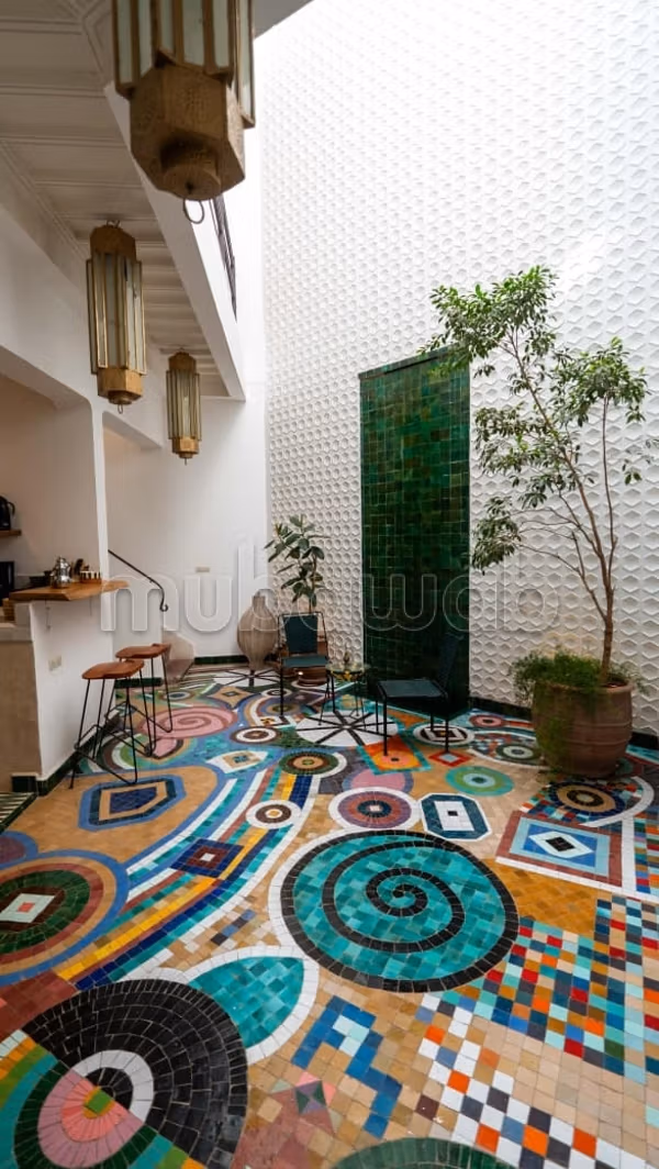 Vendita di riad a Riad Zitoun. 2 locali. Cucina equipaggiata