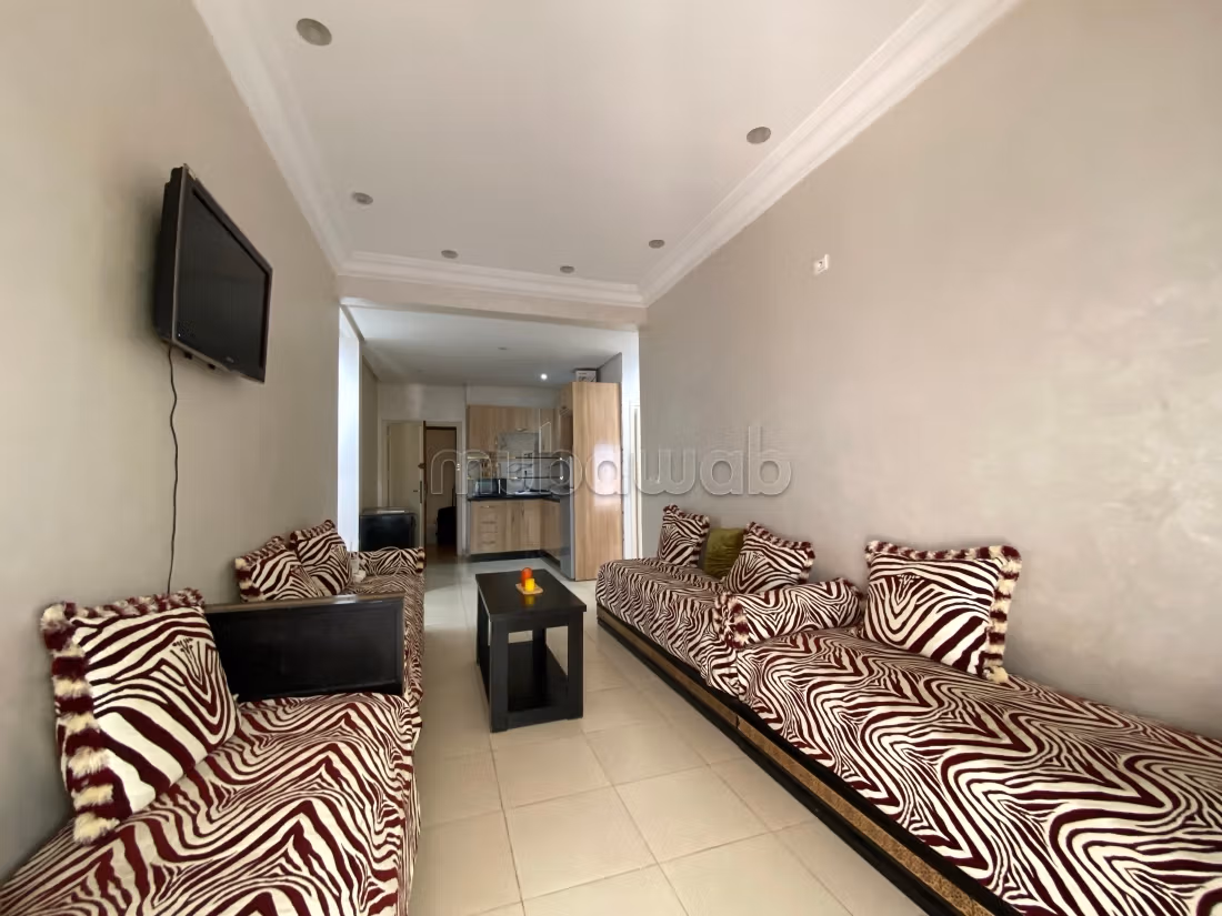 Superbe appartement à louer à Agdal. Superficie 112 m². Bien meublé — 4