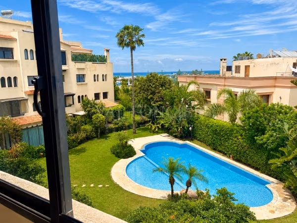 High Standing 200m2 Apartment Location in Ain Diab, Casablanca