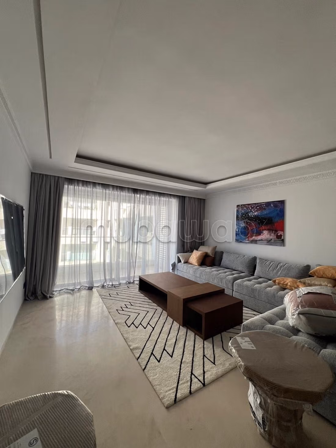 Location d'un appartement à Haut Agdal. 3 belles chambres. Meublé