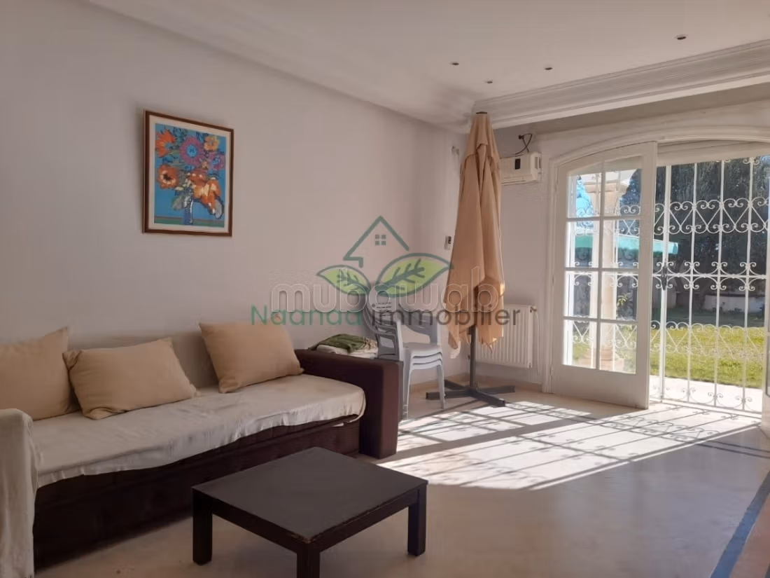 Location Estivale Villa S4 avec Jardin a Hammamet