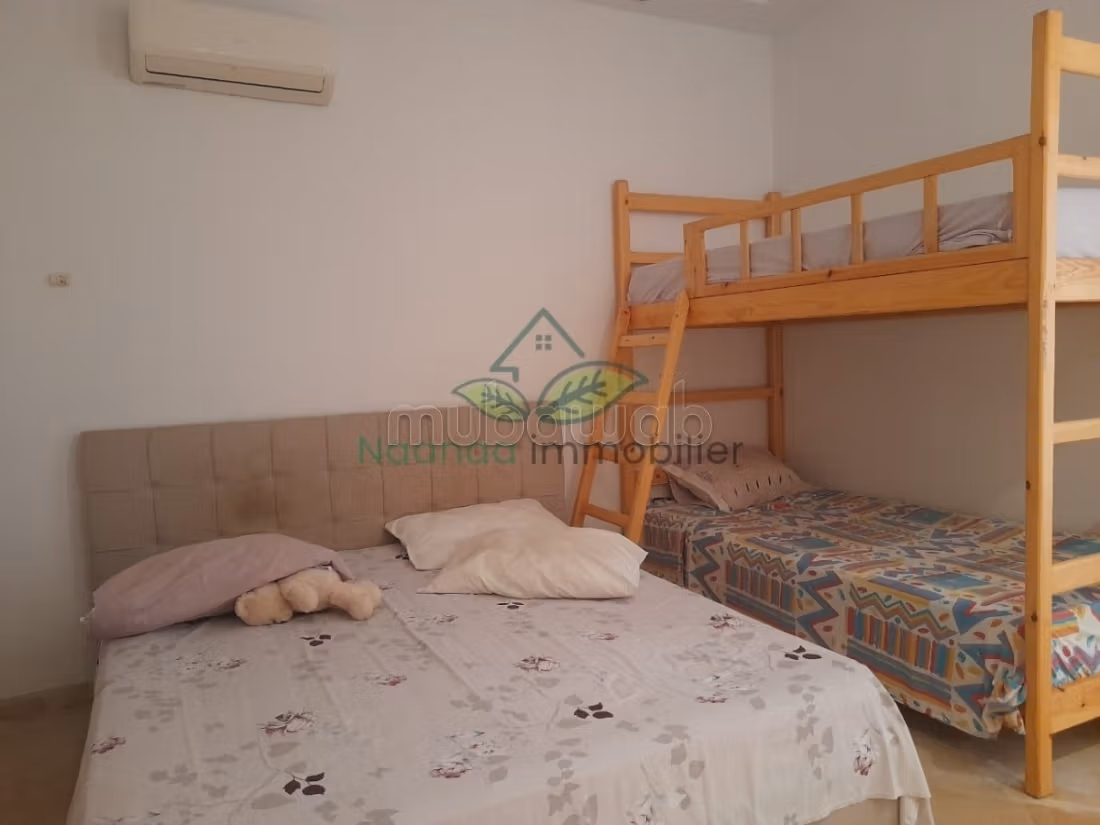 Location Estivale Villa S4 avec Jardin a Hammamet