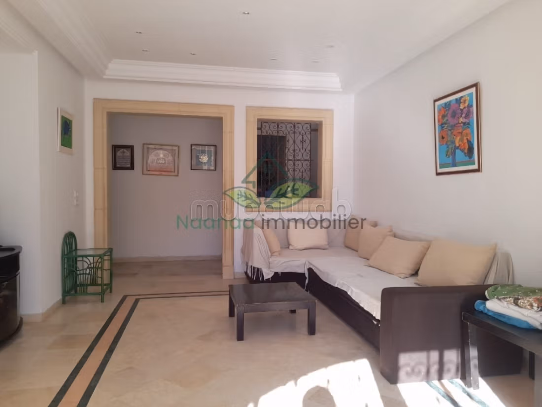 Location Estivale Villa S4 avec Jardin a Hammamet