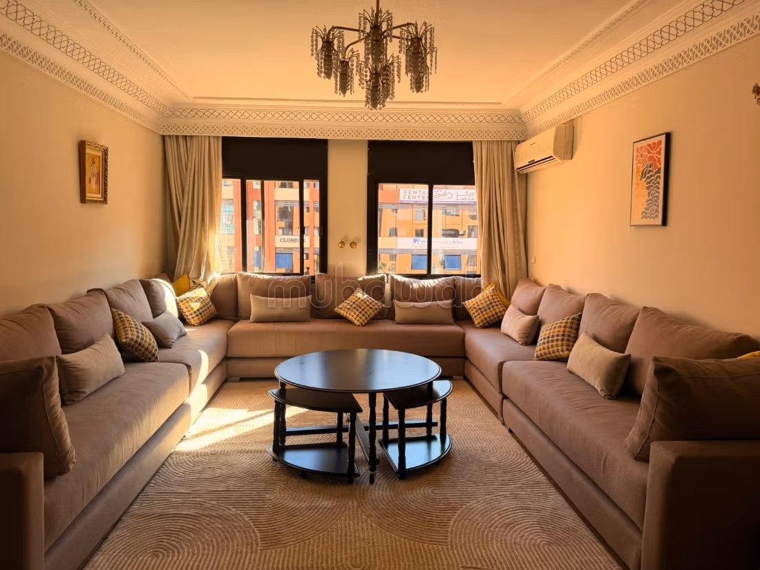 Magnifique appartement meublé à louer à Guéliz